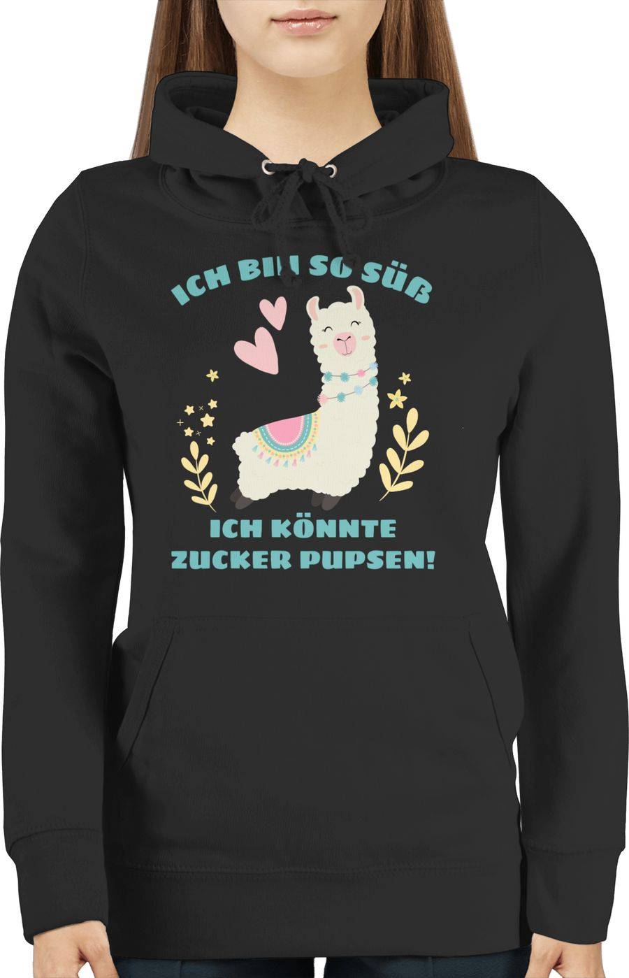 Shirtracer Lama Ich Bin So Süß Ich Könnte Zucker Pupsen Shirts & Mehr Shirtracer