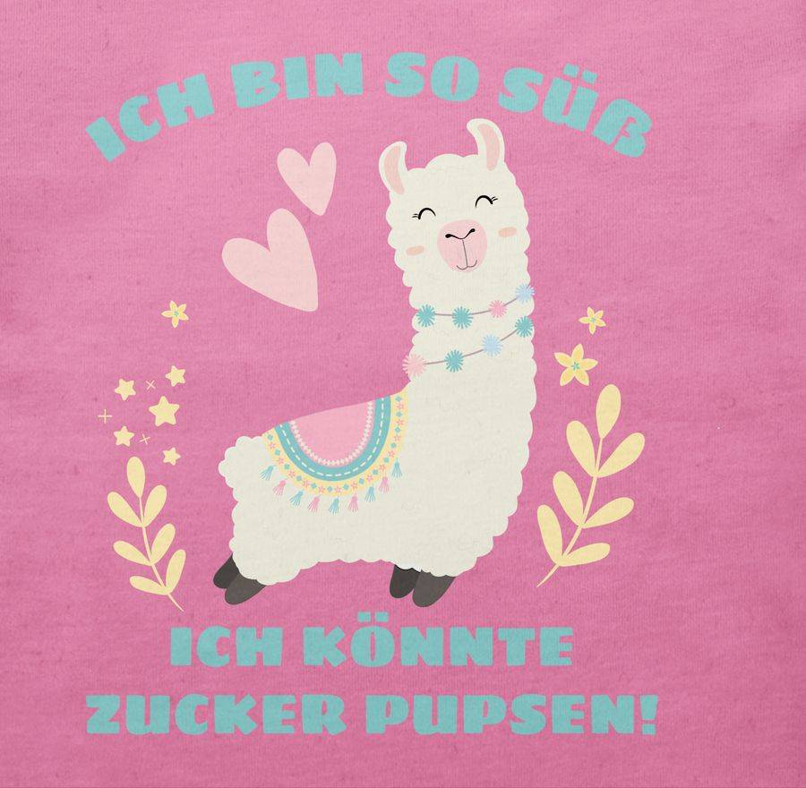Shirtracer Lama Ich Bin So Süß Ich Könnte Zucker Pupsen Shirts & Mehr Shirtracer