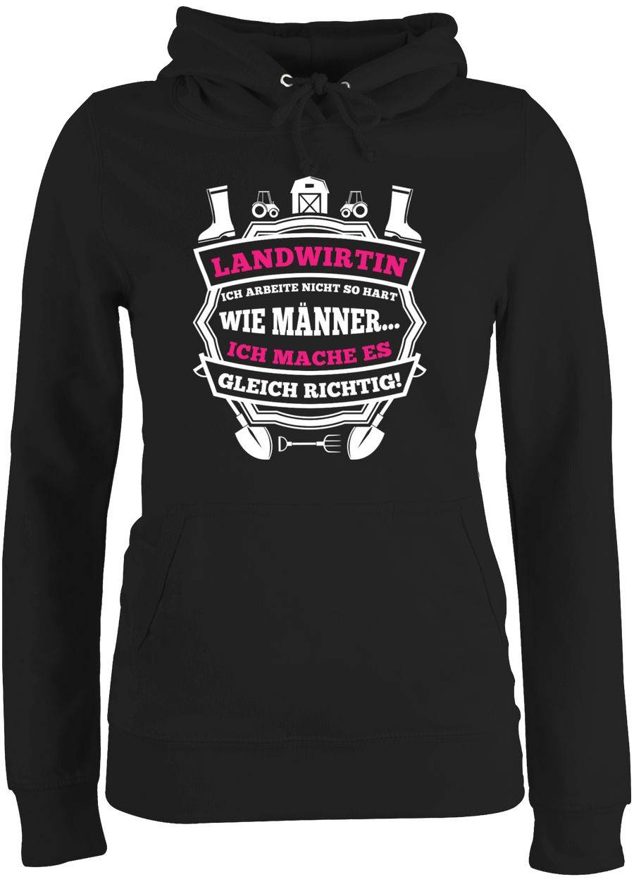 Shirtracer Landwirtin Ich mache es gleich richtig: T-Shirt Turnbeutel Shirtracer