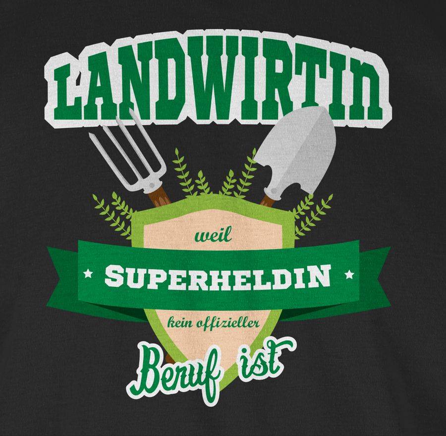 Shirtracer Landwirtin - Weil Superheldin Kein Offizieller Beruf Ist Shirts & Mehr Shirtracer