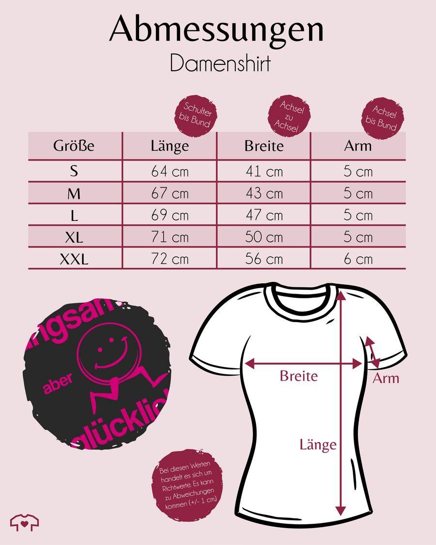 Shirtracer Langsam Aber Glücklich Shirts & Mehr Shirtracer