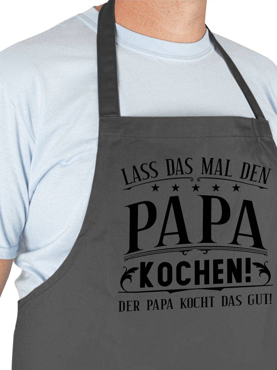 Shirtracer Lass Das Mal Den Papa Kochen Schwarz: T-Shirt Gym Bag Shirtracer