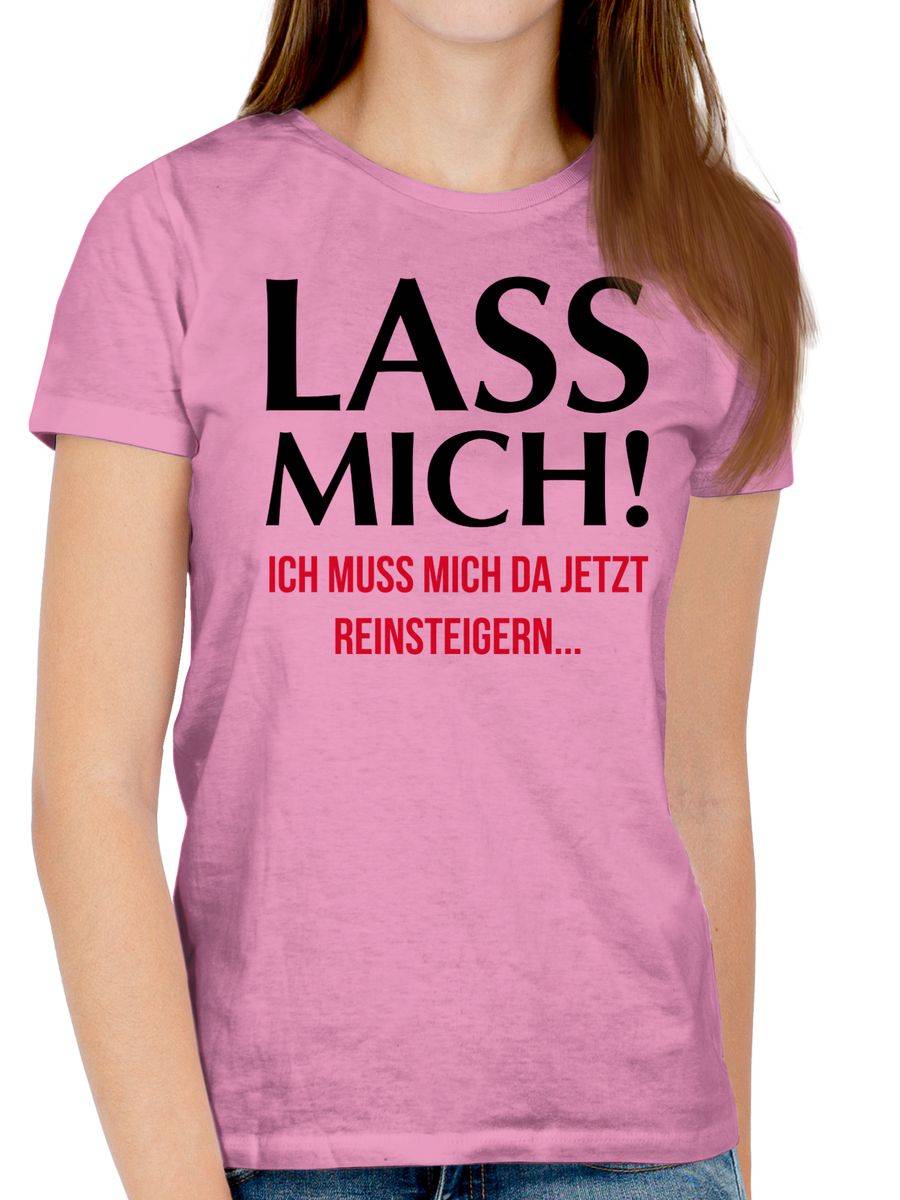 Shirtracer Lass Mich! Ich Muss Mich Da Jetzt Reinsteigern: T-Shirt Rucksack Shirtracer
