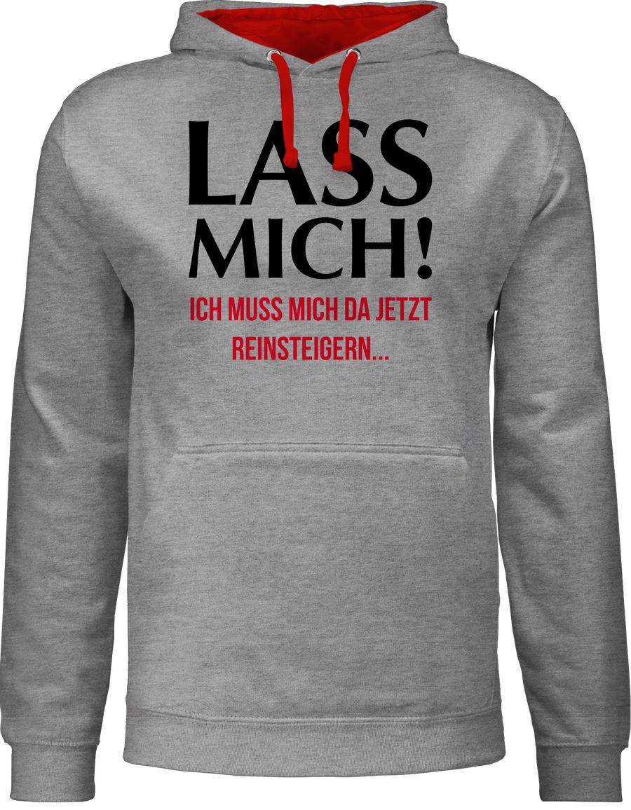 Shirtracer Lass mich! Ich muss mich da jetzt reinsteigern: T-Shirt Rucksack Shirtracer