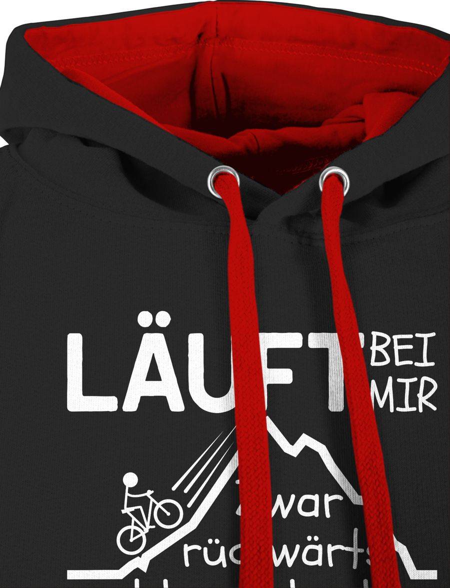 Shirtracer Läuft Bei Mir - Weiß: Tshirt Rucksack Shirtracer