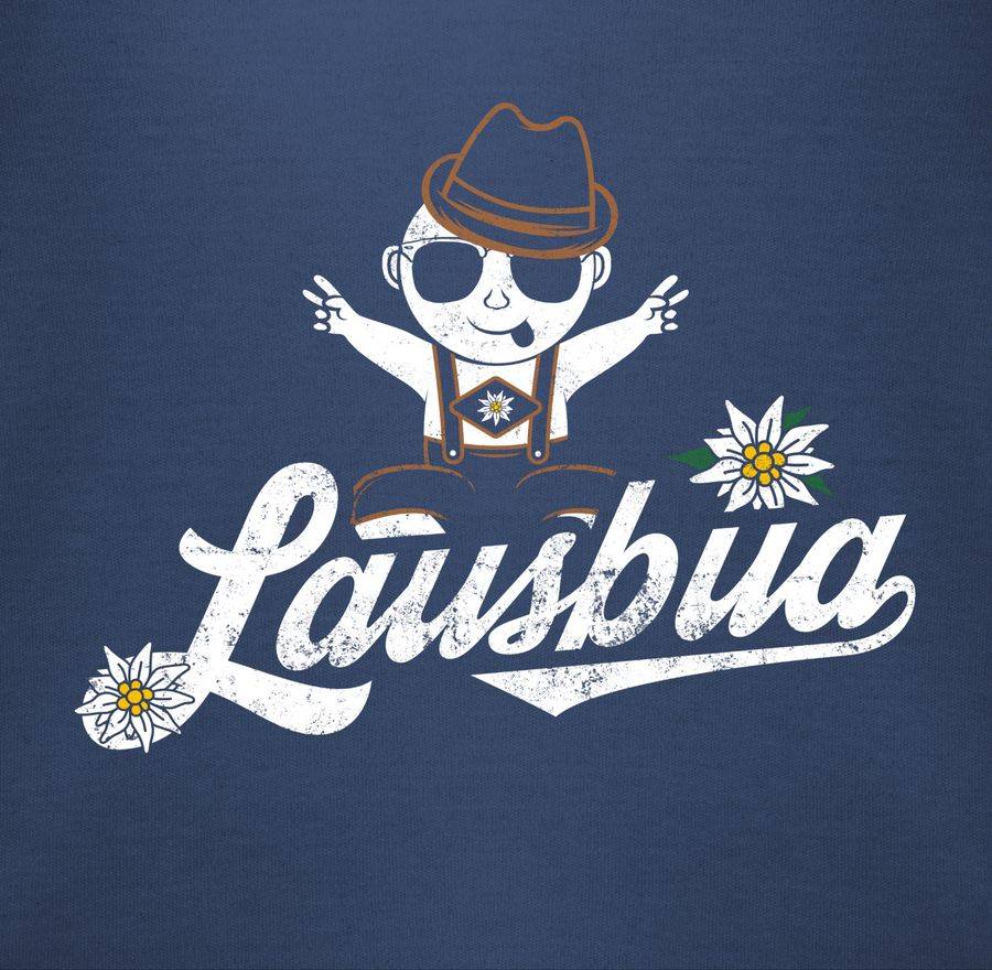 Shirtracer Lausbua Baby Vintage: T-Shirt Turnbeutel Shirtracer