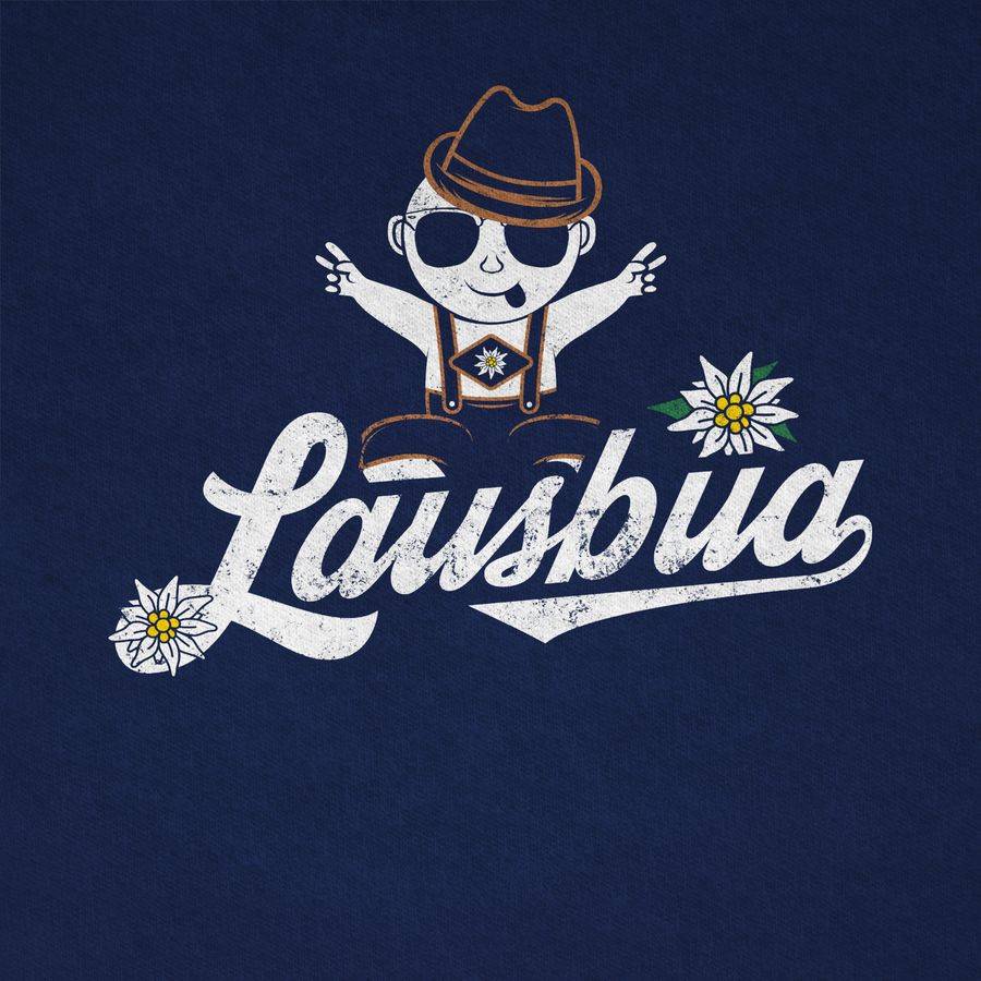 Shirtracer Lausbua Baby Vintage: T-Shirt Turnbeutel Shirtracer