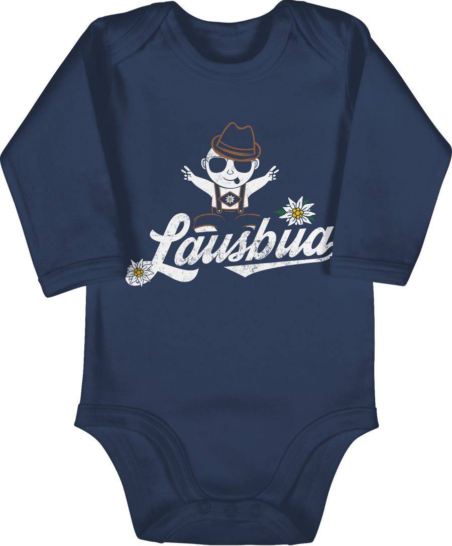 Shirtracer Lausbua Baby Vintage: T-Shirt Turnbeutel Shirtracer