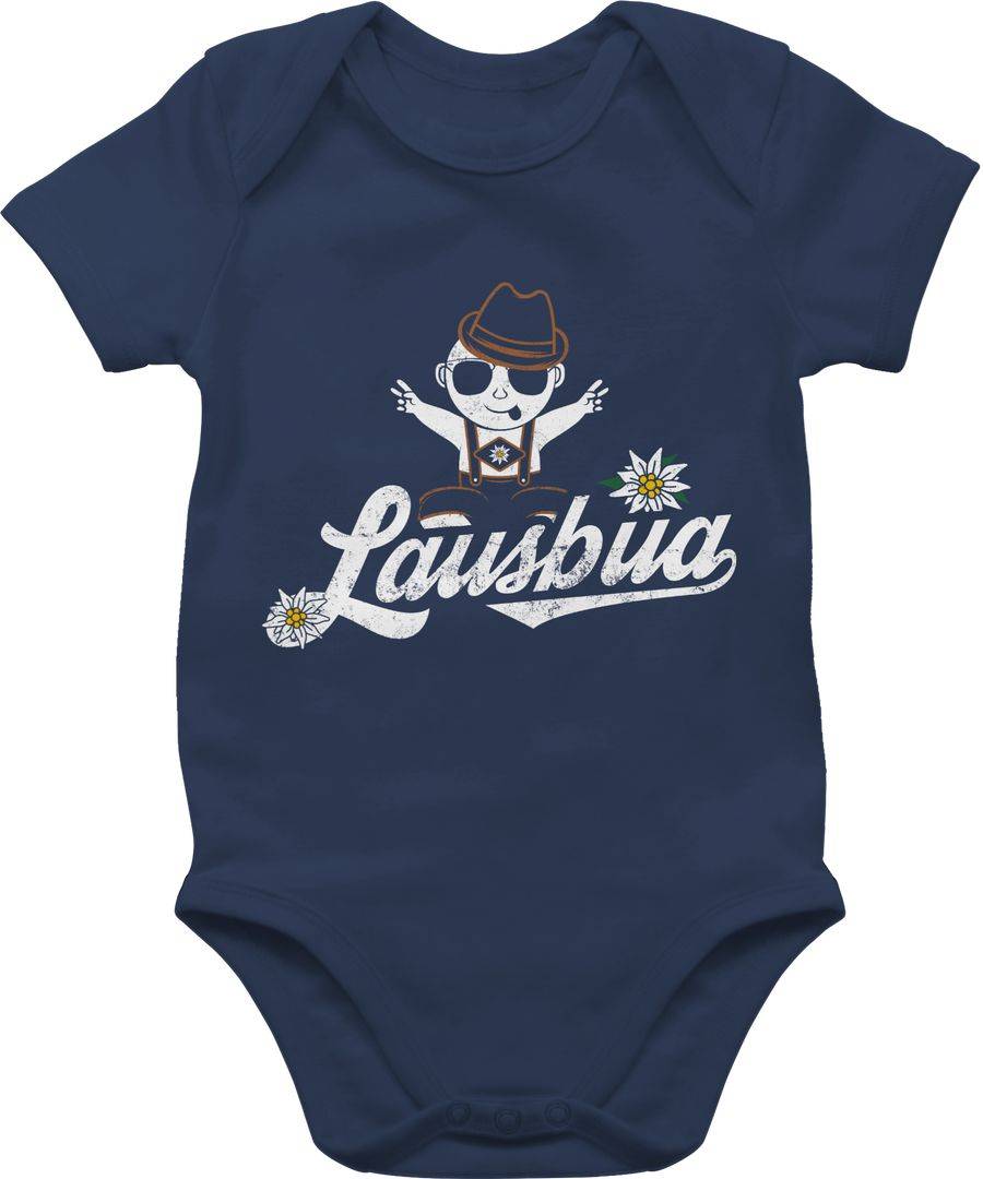 Shirtracer Lausbua Baby Vintage: T-Shirt Turnbeutel Shirtracer