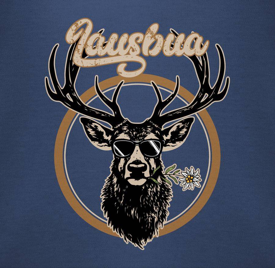 Shirtracer Lausbua Hirsch Hirschgeweih Lausbub Shirts & Mehr Shirtracer