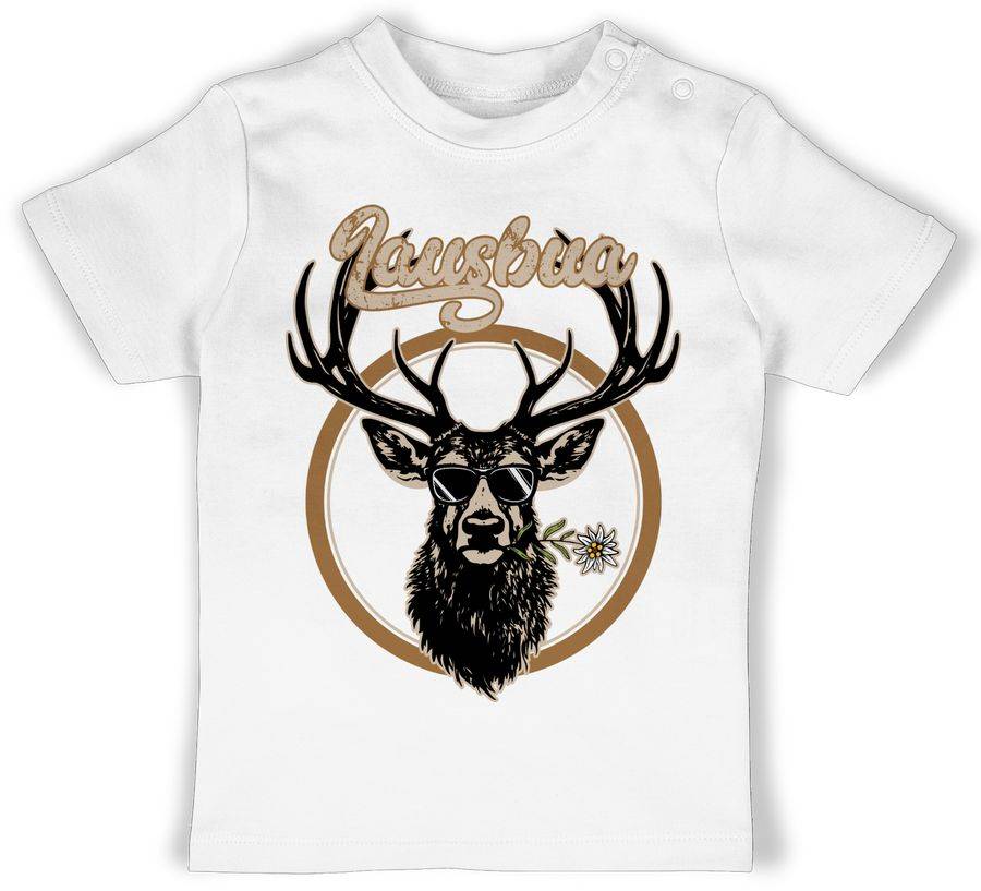 Shirtracer Lausbua Hirsch Hirschgeweih Lausbub Shirts & Mehr Shirtracer