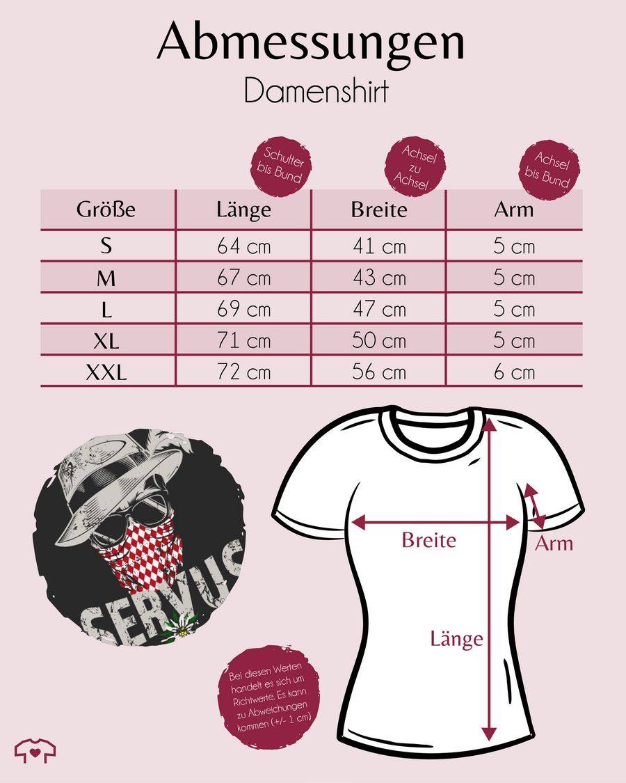 Shirtracer Lausbua Totenkopf Bayrisch Lausbub Tracht Shirts & Mehr Shirtracer