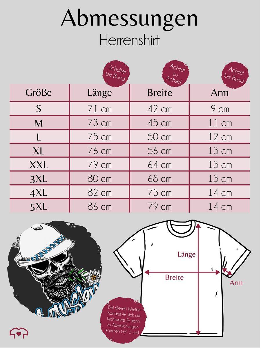 Shirtracer Lausbua Totenkopf Skull Bayrisch Lausbub Schlingel: Tshirt Gym Bag Shirtracer