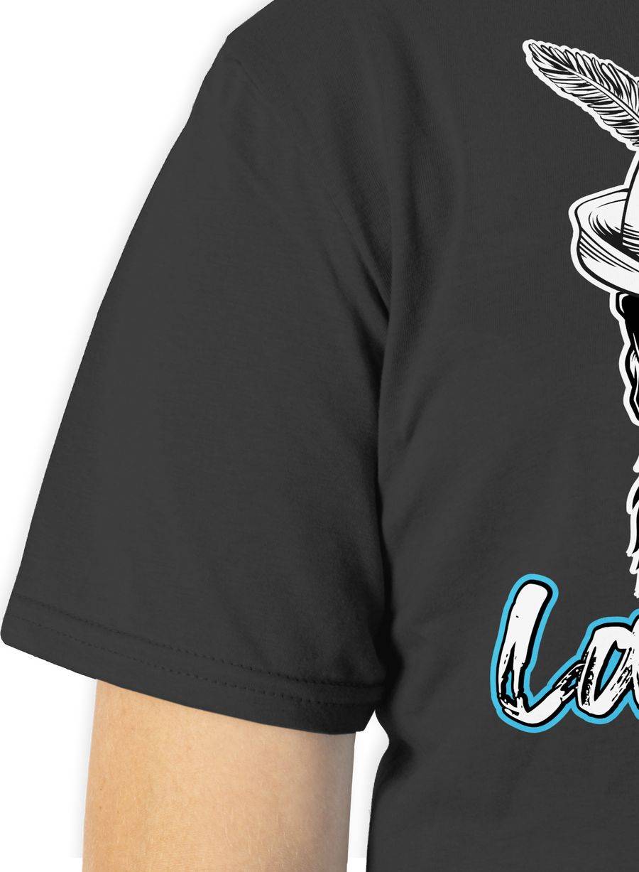 Shirtracer Lausbua Totenkopf Skull Bayrisch Lausbub Schlingel: Tshirt Gym Bag Shirtracer