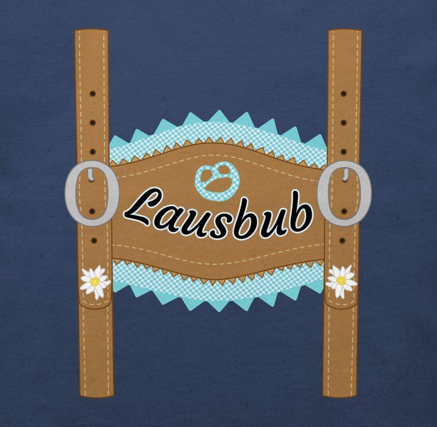 Shirtracer Lausbub Lederhose: T-Shirt Rucksack Shirtracer