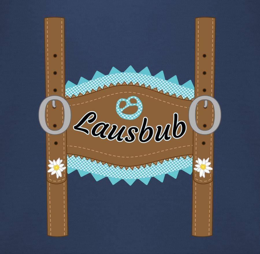 Shirtracer Lausbub Lederhose: T-Shirt Rucksack Shirtracer