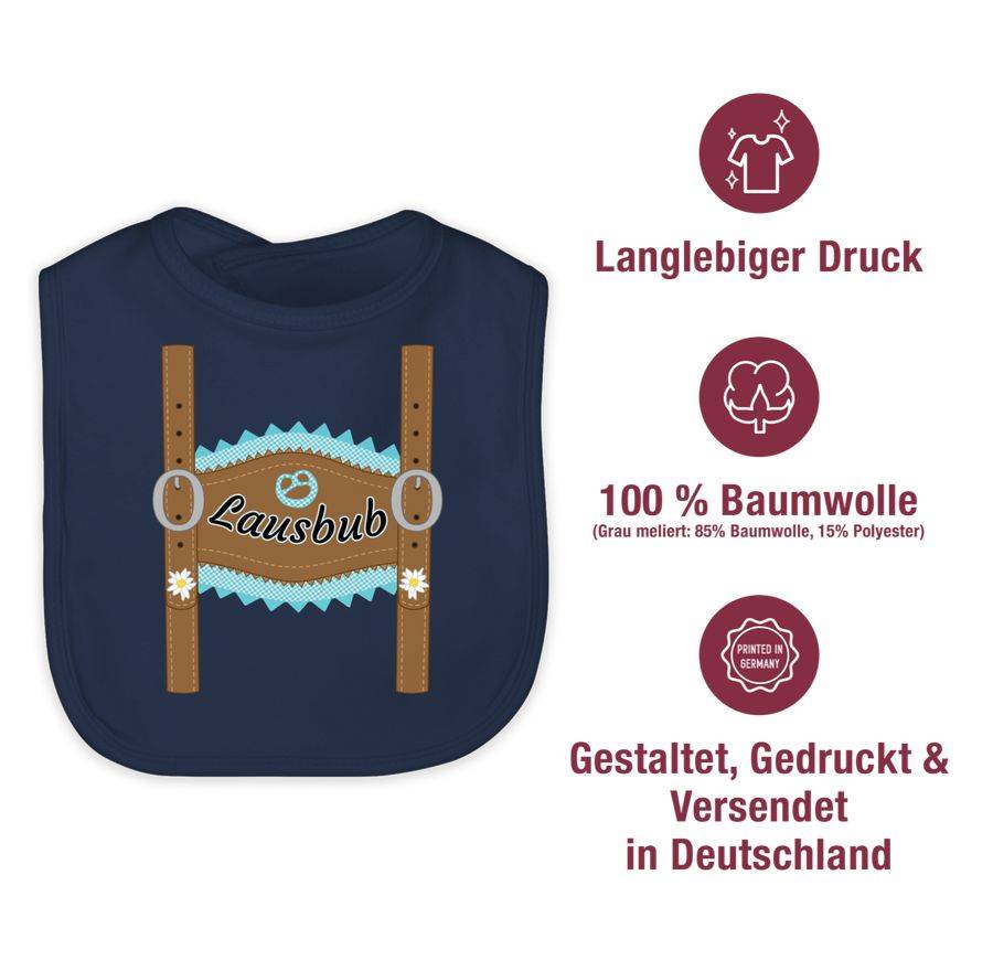 Shirtracer Lausbub Lederhose: T-Shirt Rucksack Shirtracer