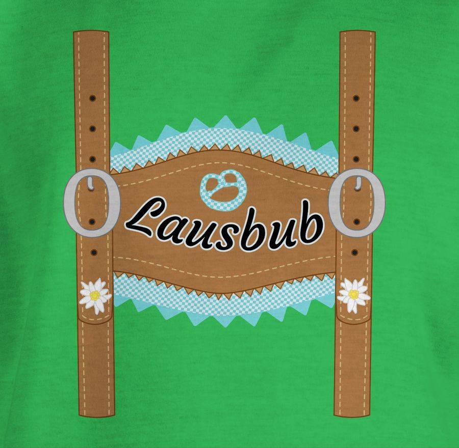 Shirtracer Lausbub Lederhose: T-Shirt Rucksack Shirtracer