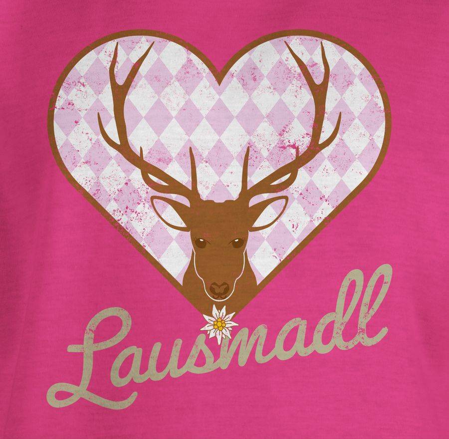 Shirtracer Lausmadl Hirsch Vintage Shirts & Mehr Shirtracer