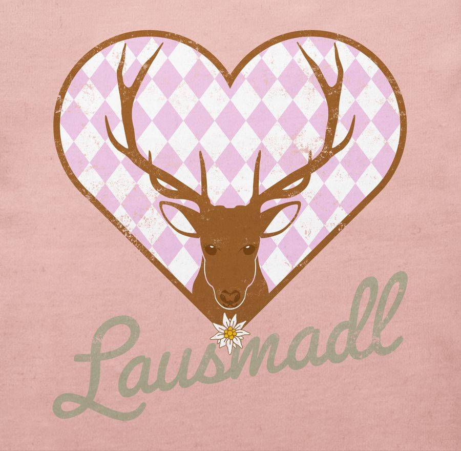 Shirtracer Lausmadl Hirsch Vintage Shirts & Mehr Shirtracer