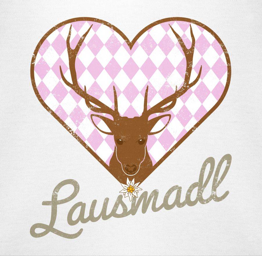 Shirtracer Lausmadl Hirsch Vintage Shirts & Mehr Shirtracer
