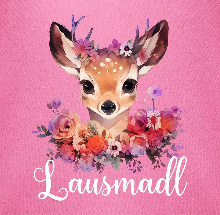 Shirtracer Lausmadl Lausmadel Lausdrindl Lausmädchen: T-Shirt Turnbeutel Shirtracer