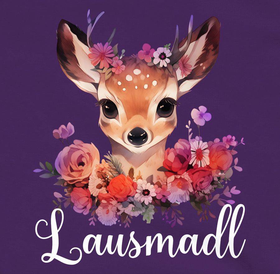 Shirtracer Lausmadl Lausmadel Lausdrindl Lausmädchen: T-Shirt Turnbeutel Shirtracer