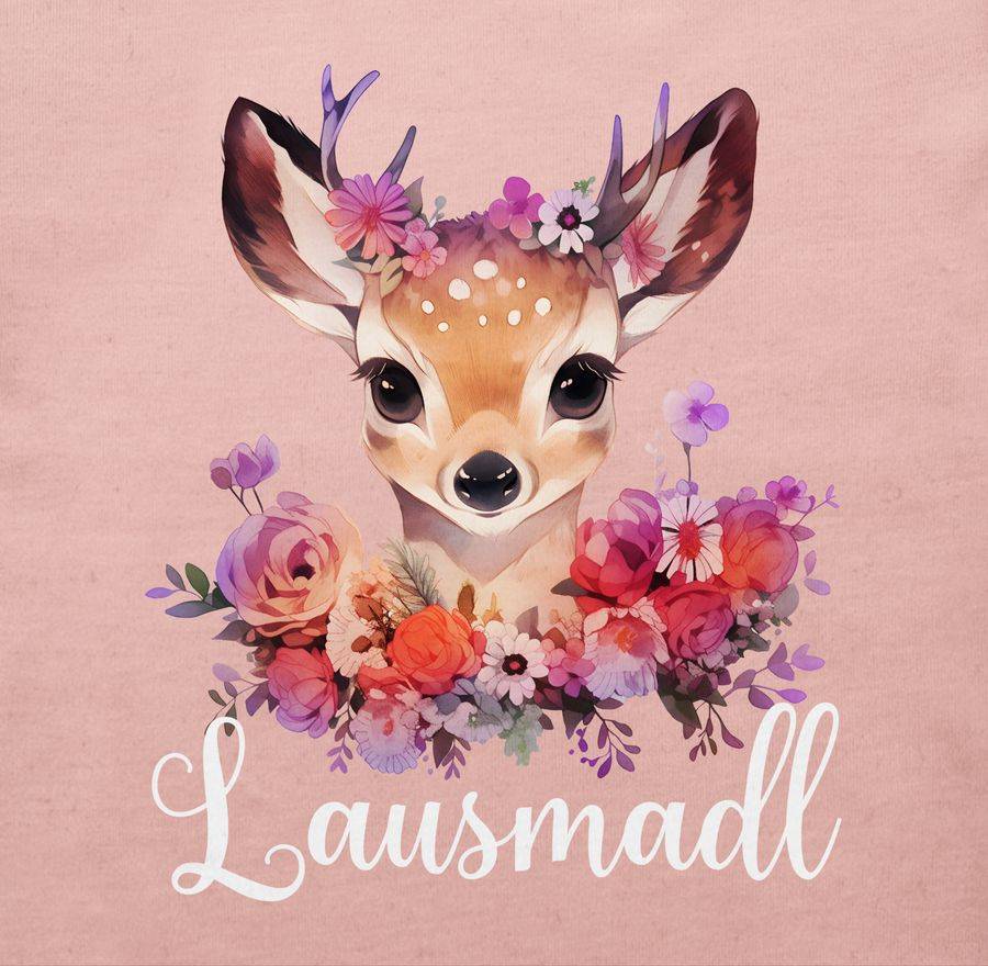 Shirtracer Lausmadl Lausmadel Lausdrindl Lausmädchen: T-Shirt Turnbeutel Shirtracer