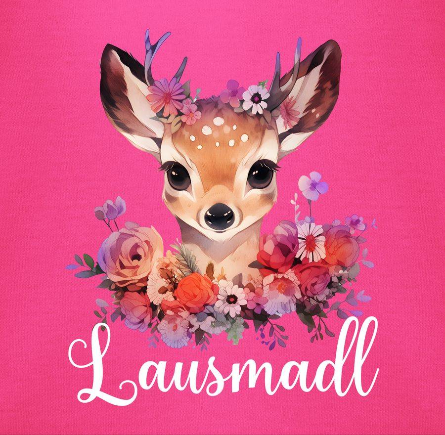 Shirtracer Lausmadl Lausmadel Lausdrindl Lausmädchen: T-Shirt Turnbeutel Shirtracer