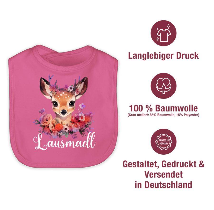 Shirtracer Lausmadl Lausmadel Lausdrindl Lausmädchen: T-Shirt Turnbeutel Shirtracer