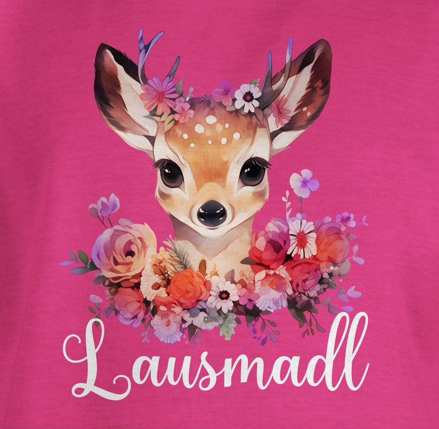 Shirtracer Lausmadl Lausmadel Lausdrindl Lausmädchen: T-Shirt Turnbeutel Shirtracer