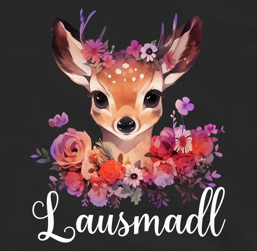 Shirtracer Lausmadl Lausmadel Lausdrindl Lausmädchen: T-Shirt Turnbeutel Shirtracer