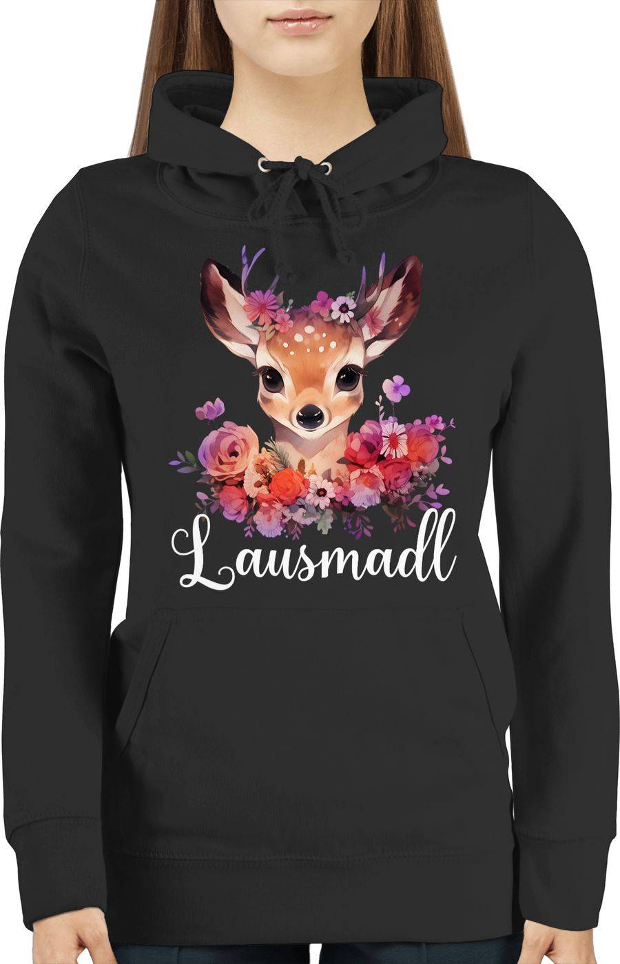 Shirtracer Lausmadl Lausmadel Lausdrindl Lausmädchen: T-Shirt Turnbeutel Shirtracer