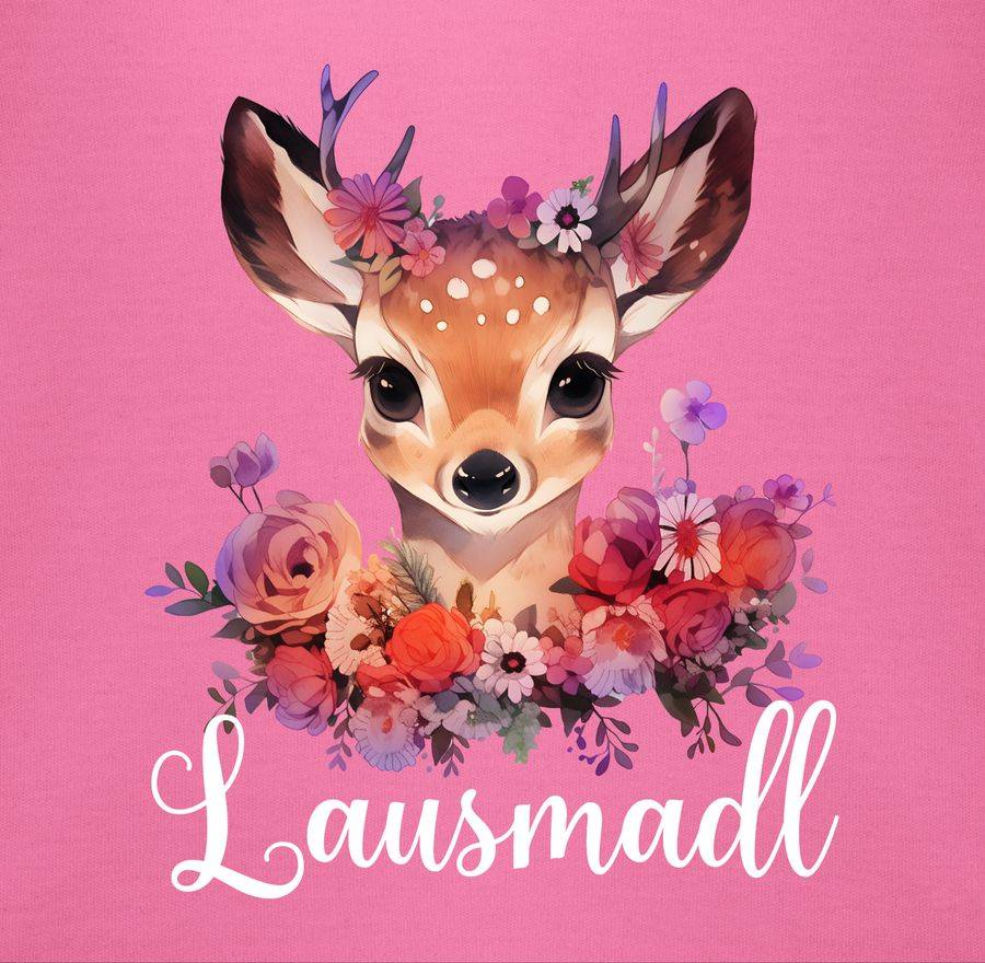 Shirtracer Lausmadl Lausmadel Lausdrindl Lausmädchen: T-Shirt Turnbeutel Shirtracer