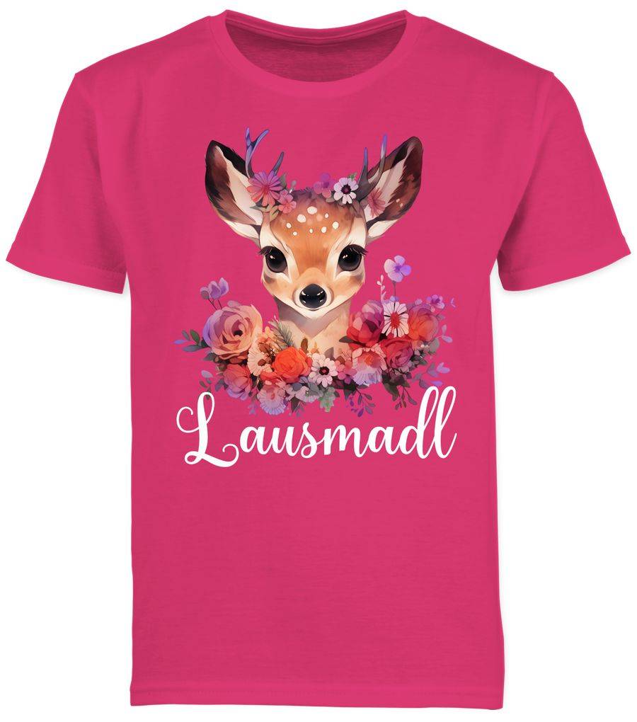 Shirtracer Lausmadl Lausmadel Lausdrindl Lausmädchen: T-Shirt Turnbeutel Shirtracer