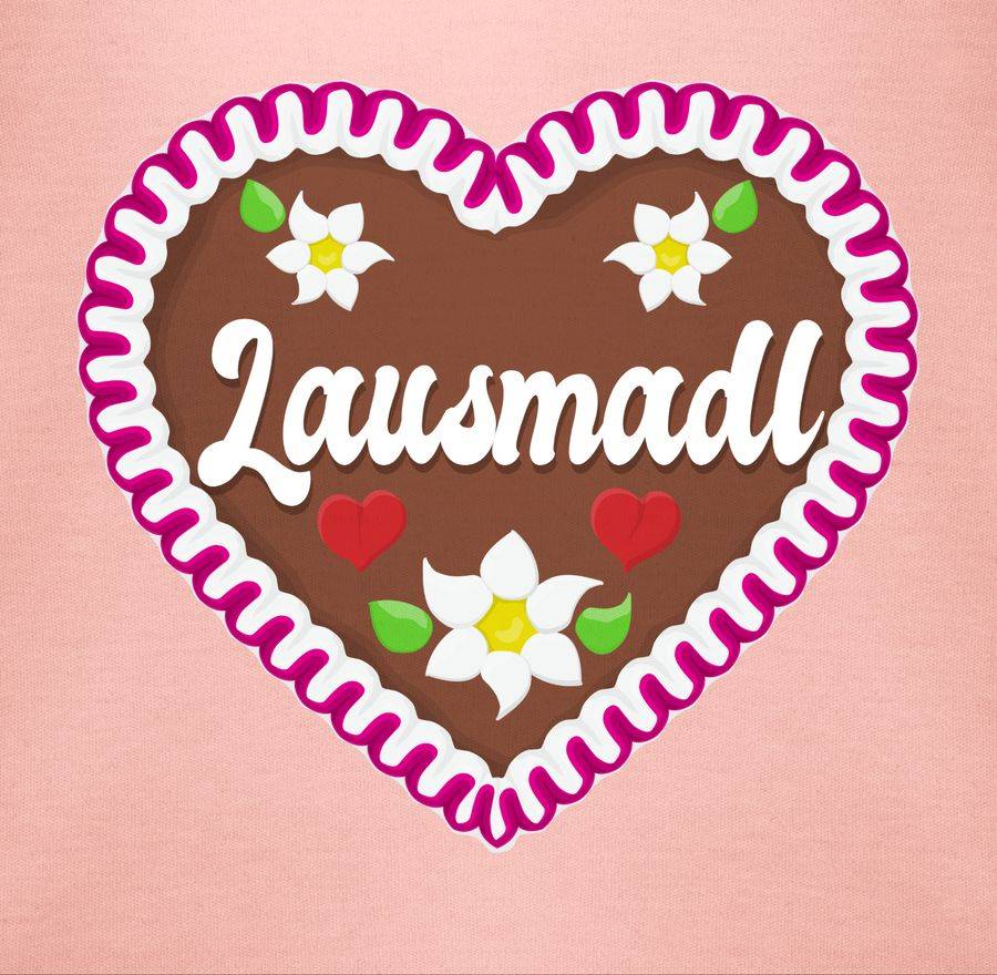 Shirtracer Lausmadl Lebkuchenherz: Tshirt Turnbeutel Shirtracer