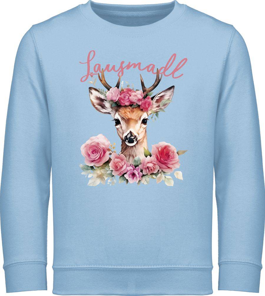 Shirtracer Lausmadl Reh Geweih - Lausemädchen Freches Mädchen Lausmädchen Lousy Girl Shir Shirtracer