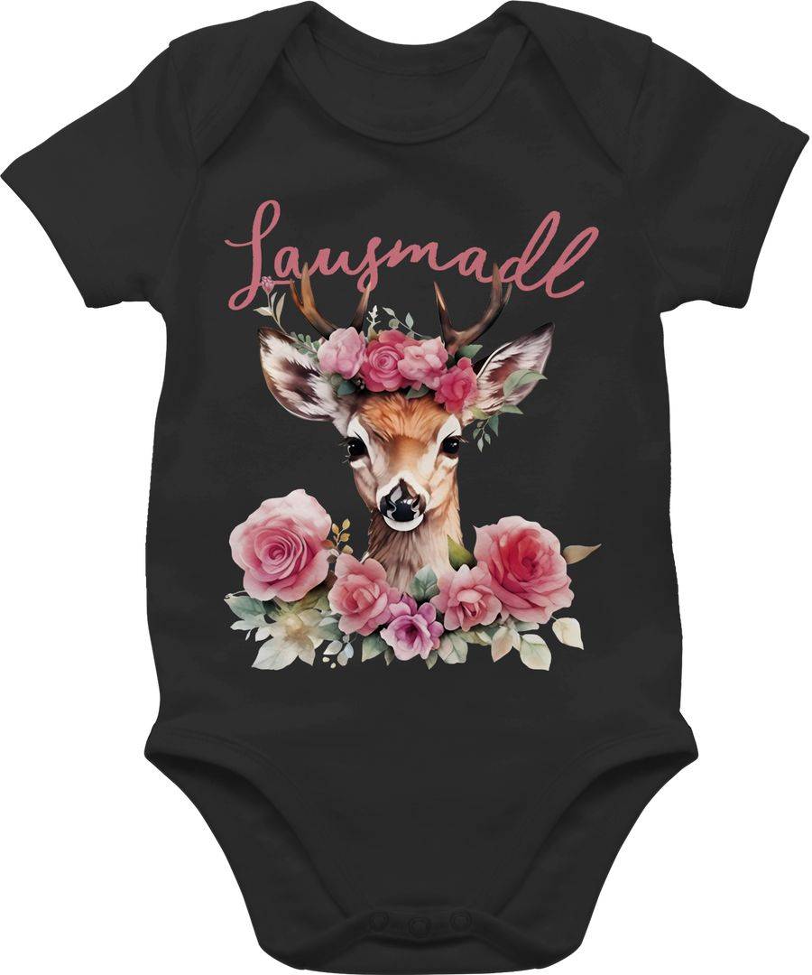 Shirtracer Lausmadl Reh Geweih - Lausemädchen Freches Mädchen Lausmädchen Lousy Girl Shir Shirtracer