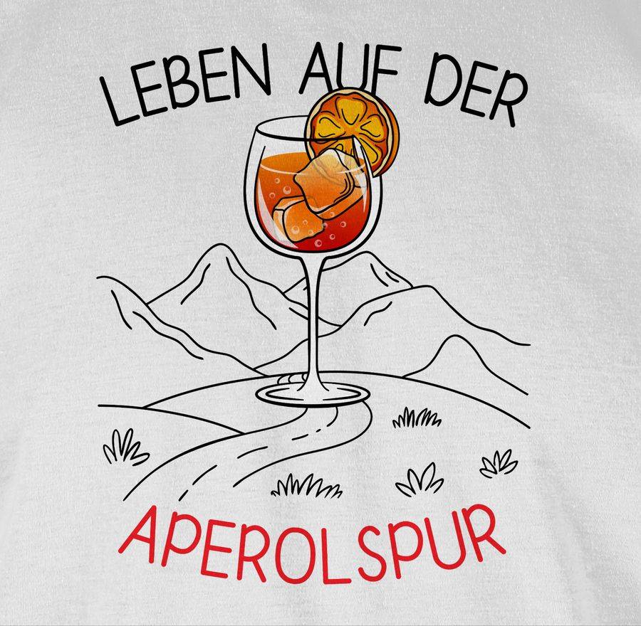 Shirtracer Leben Auf Der Aperolspur Aperolaf Aperol Geschenk Shirtracer