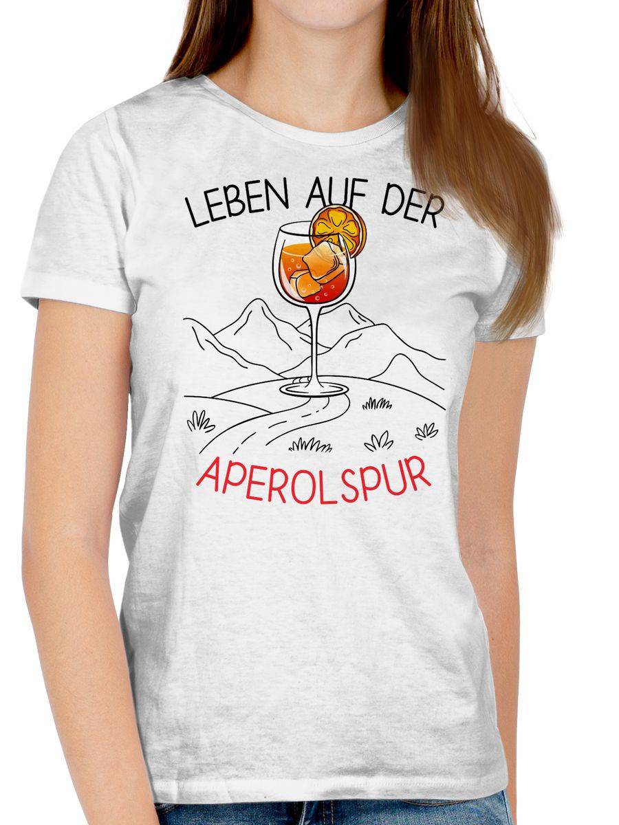 Shirtracer Leben Auf Der Aperolspur Aperolaf Aperol Geschenk Shirtracer