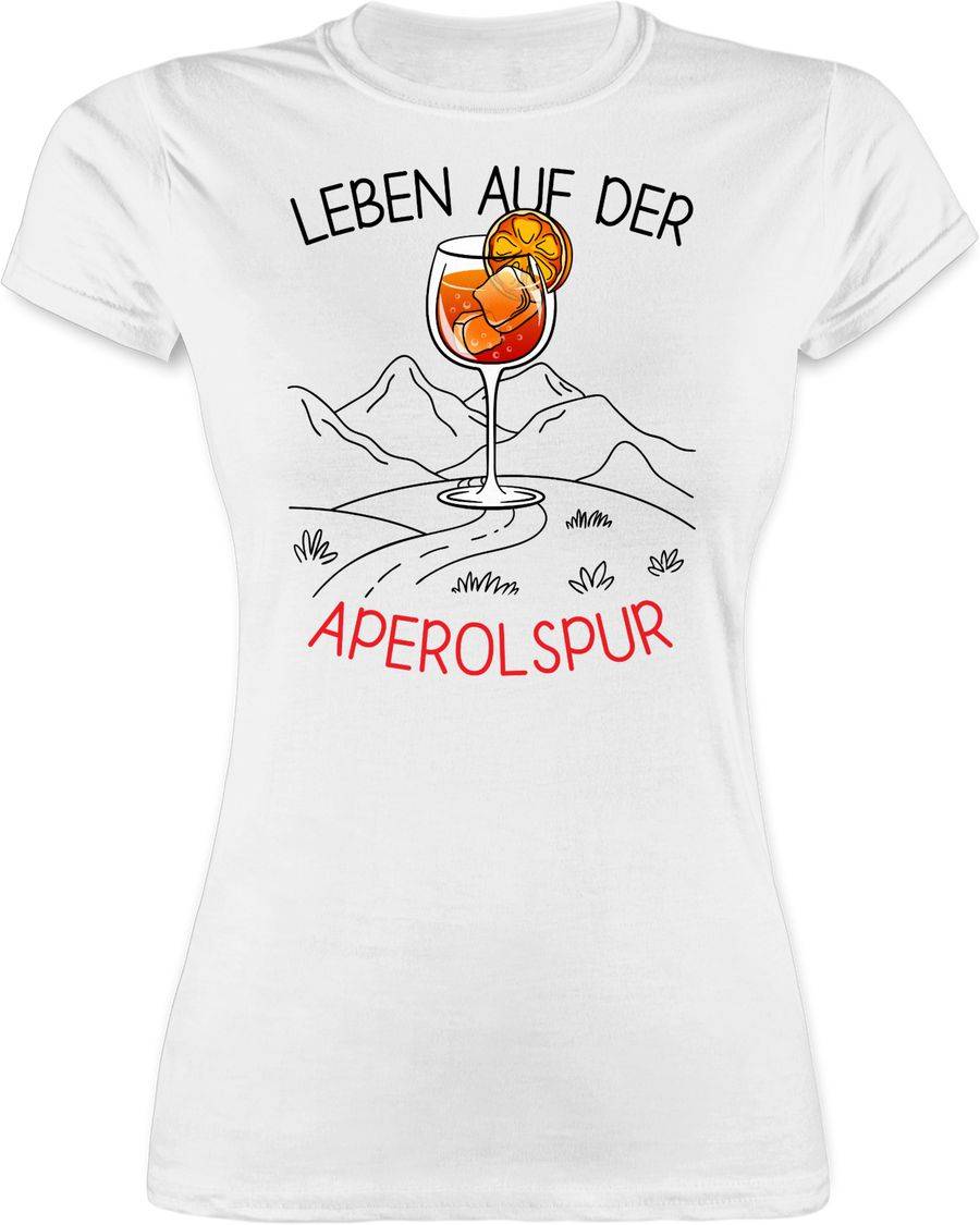 Shirtracer Leben auf der Aperolspur Aperolaf Aperol Geschenk Shirtracer