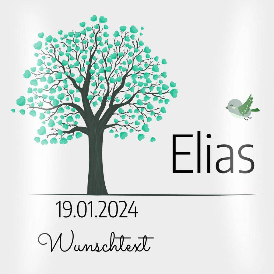 Shirtracer Lebensbaum Geburt Taufe Kommunion Datum Geschenk Shirts & Mehr Shirtracer