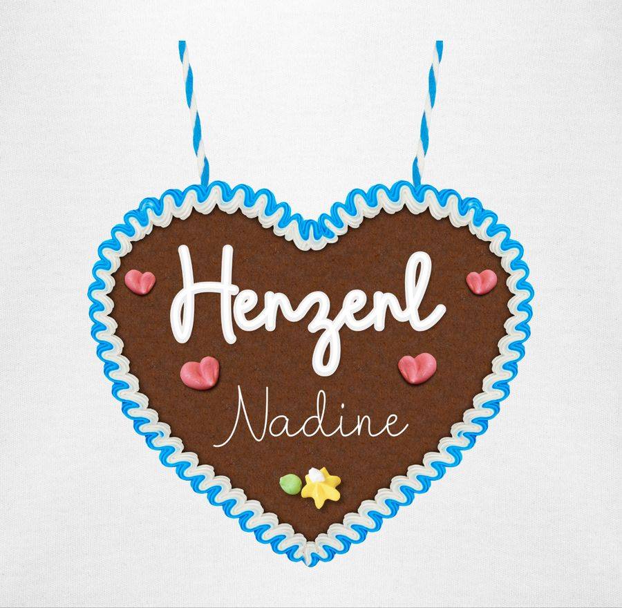 Shirtracer Lebkuchen Herzerl - Print Hellblau Shirts & Mehr Shirtracer