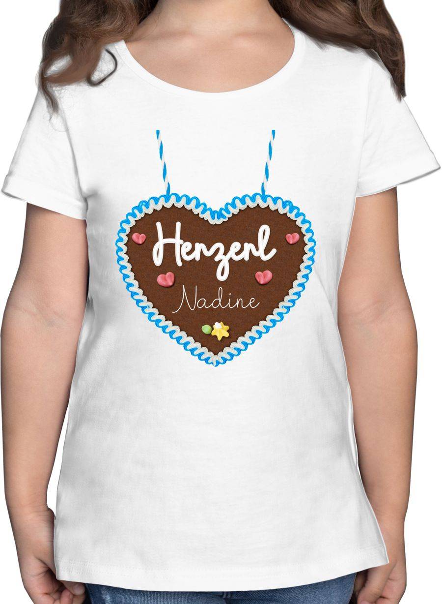 Shirtracer Lebkuchen Herzerl - Print hellblau Shirts & Mehr Shirtracer