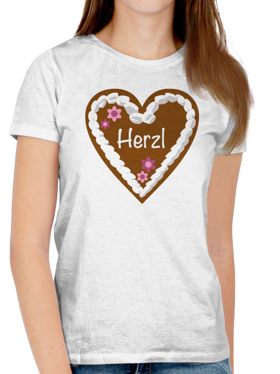 Shirtracer Lebkuchenherz Herzl: T-Shirt Turnbeutel Shirtracer