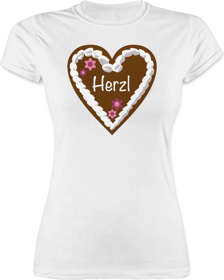 Shirtracer Lebkuchenherz Herzl: T-Shirt Turnbeutel Shirtracer