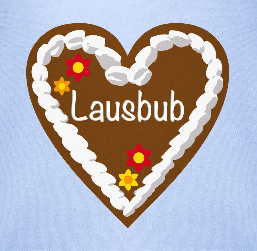 Shirtracer Lebkuchenherz Lausbub: T-Shirt Turnbeutel Shirtracer