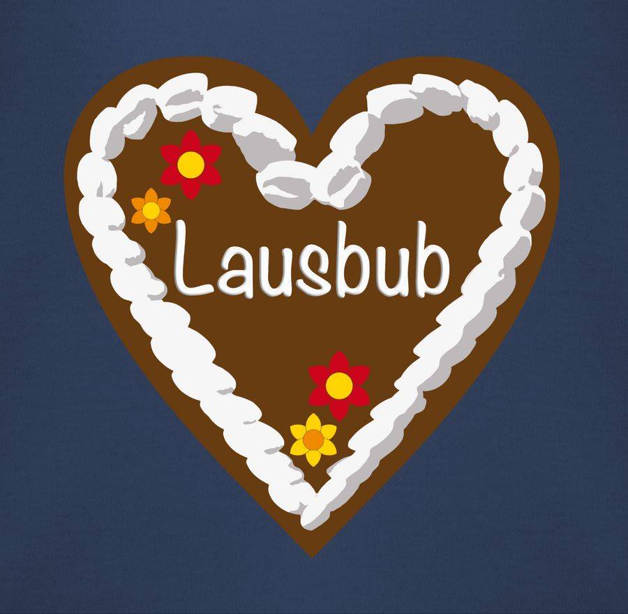 Shirtracer Lebkuchenherz Lausbub: T-Shirt Turnbeutel Shirtracer