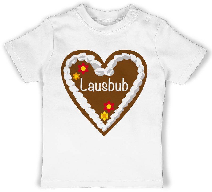 Shirtracer Lebkuchenherz Lausbub: T-Shirt Turnbeutel Shirtracer