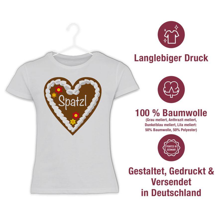 Shirtracer Lebkuchenherz Spatzl Shirts & Mehr Shirtracer